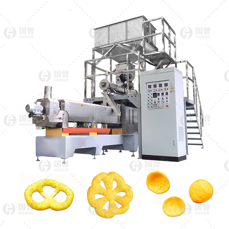 膨化食品生产设备全自动膨化球生产线连续循环烤箱设备膨化机