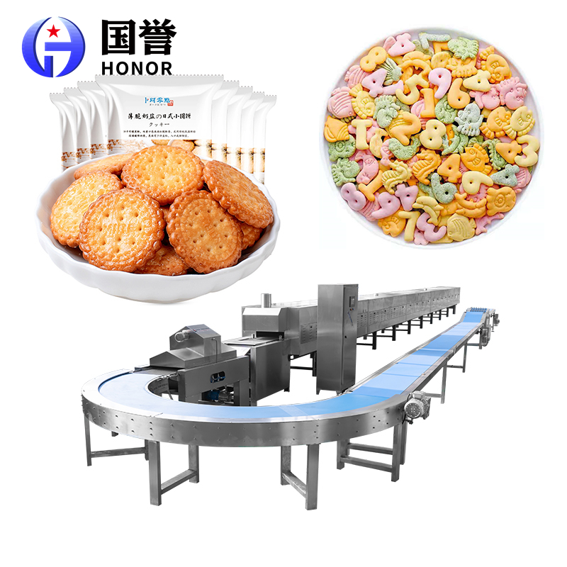 全自动饼干生产线设备 酥性 韧性 夹心 曲奇 压缩饼干生产线